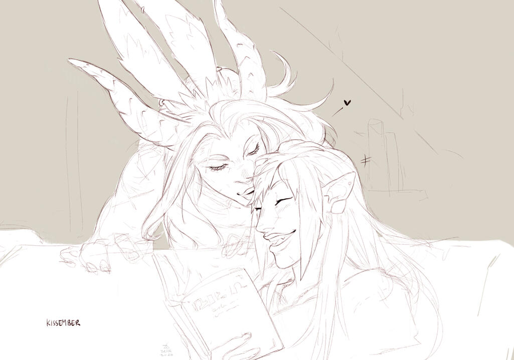 Iskae Syn & Astrelle D. Kissember - by Zellk