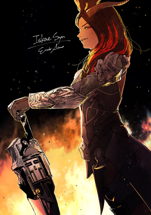 Iskae Syn - by Eris Sino (Skeb)